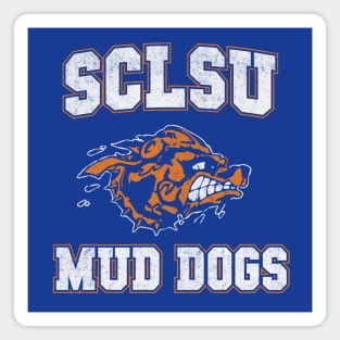 SCLSU Mudogs - vintage Waterboy logo Magnet